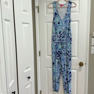 Small Lily Pulitzer blue jumpsuit